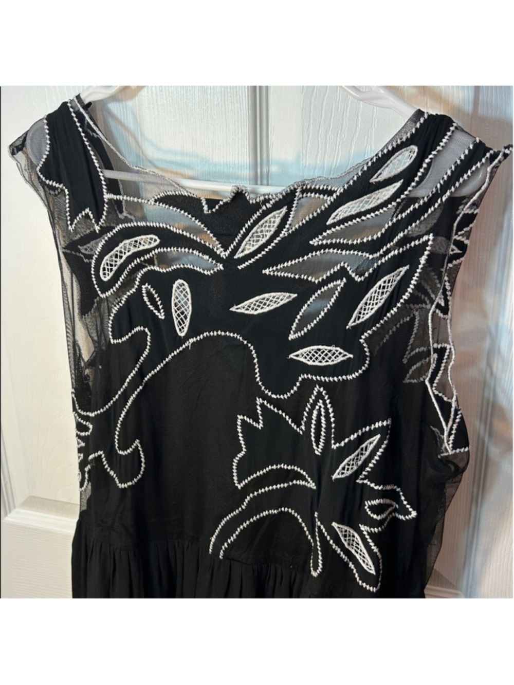 ASOS Women’s Size 14 Whimsy Goth Black Embroidered Dress – NWT - Picture 2 of 7